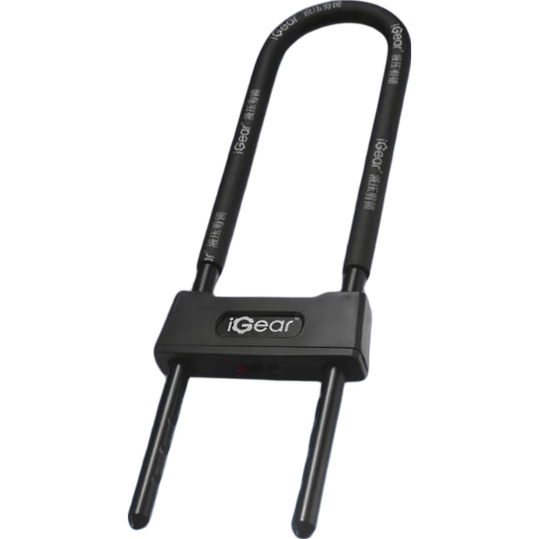 iGear U-lock office double-opening glass door lock, C-level lock cylinder, anti-pry, anti-cutting padlock, anti-theft electric motorcycle lock.