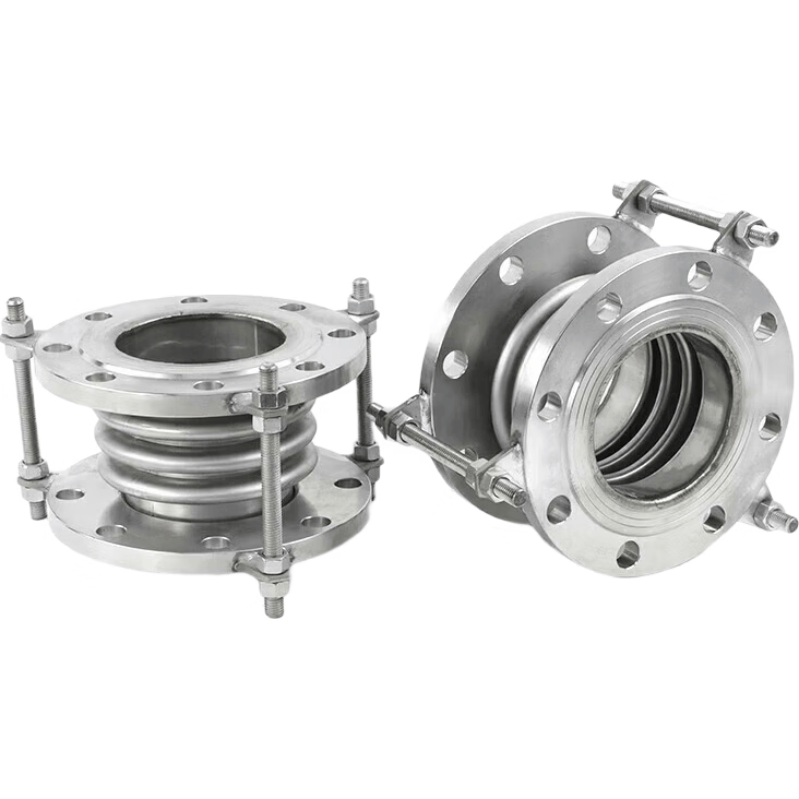 Kanggongda stainless steel compensator flange type vacuum expansion joint steam pipe marine pipeline connection metal flexible connection