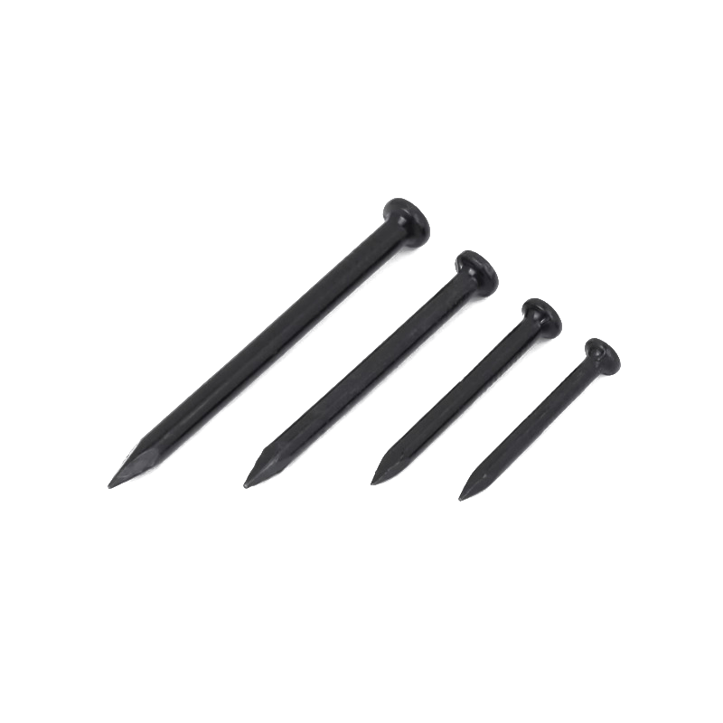 Goodyear black special cement nails, steel nails, round nails, small nails, woodworking nails, wall nails, concrete picture frame nails, picture hanging nails, black, 100mm (approximately 23 nails/pack)