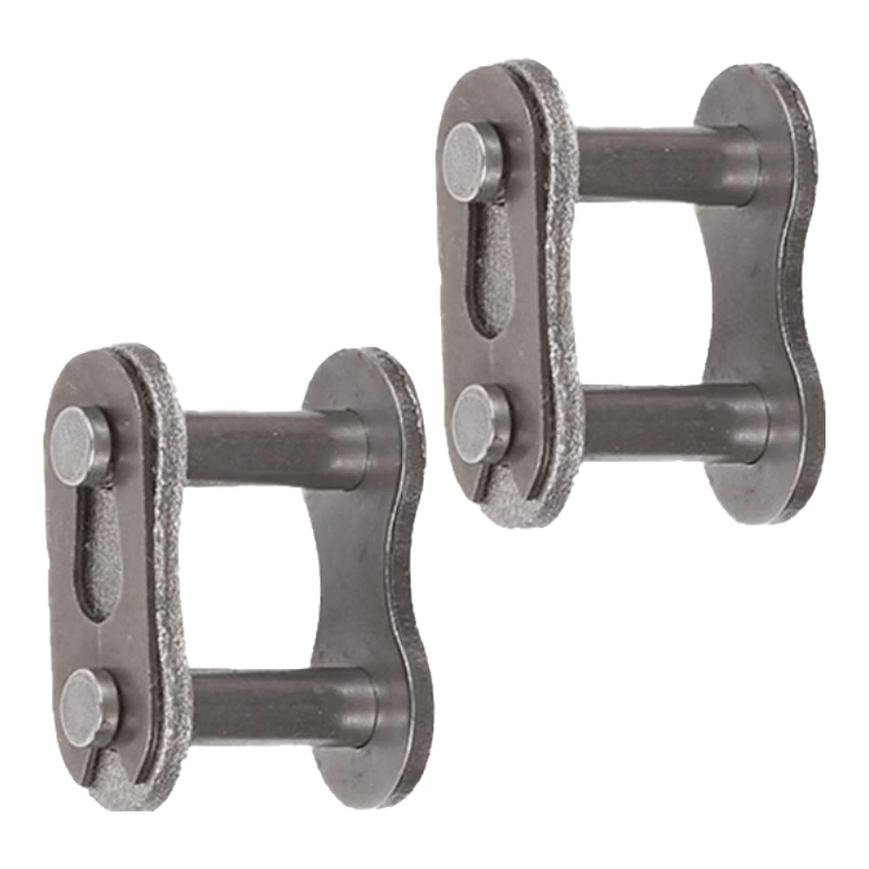 Deqi Industrial Grade Chain Connector, Single/Double Row Head, Full/Half Connection, Chain Link/Link Connector, 6-Point Single Row Full Connection 12A-1 (10 pieces)