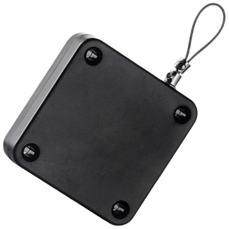 Chuke No-Drill Automatic Household Door Closer, Simple Door Closing Tool, Pull Rope Closer, Black, 800 Tensile Strength