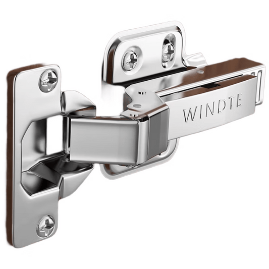 Shouli cabinet door hinges, stainless steel hydraulic damping buffer wardrobe door hinges, open-end large bend - detachable
