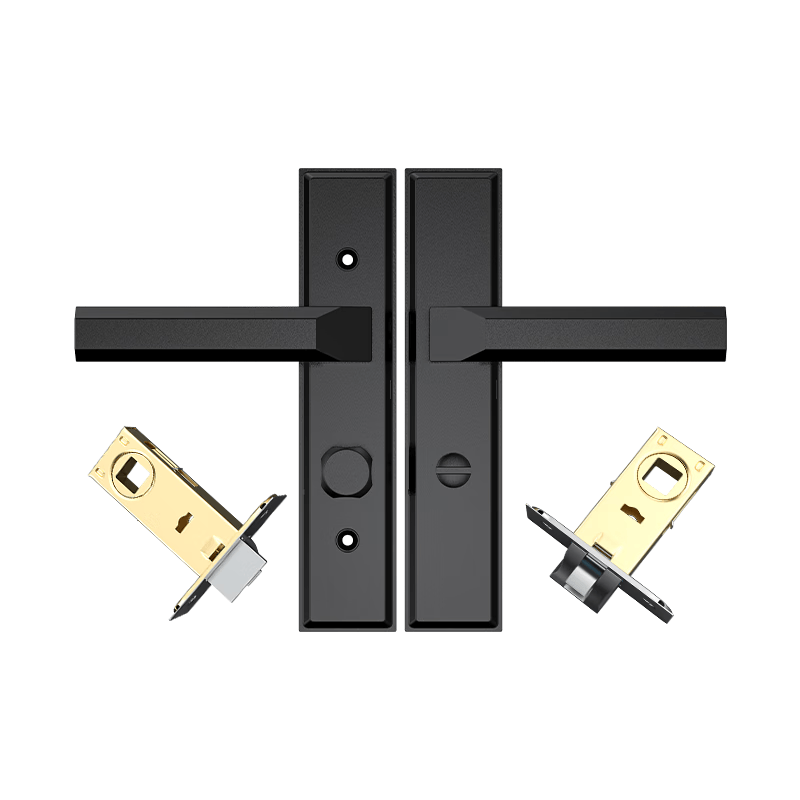 Huangchi Universal Toilet Door Lock, Bathroom Door Lock, Washroom Door Lock, 110mm Hole Spacing Kitchen Door Lock