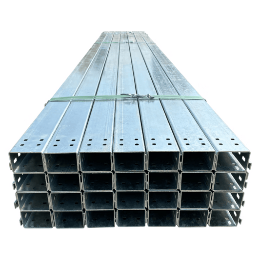 Heyucheng Galvanized Cable Trays, Metal Cable Trays, Photovoltaic Cable Trays, Cable Tie Boxes (100*50*0.8mm - 1 meter)