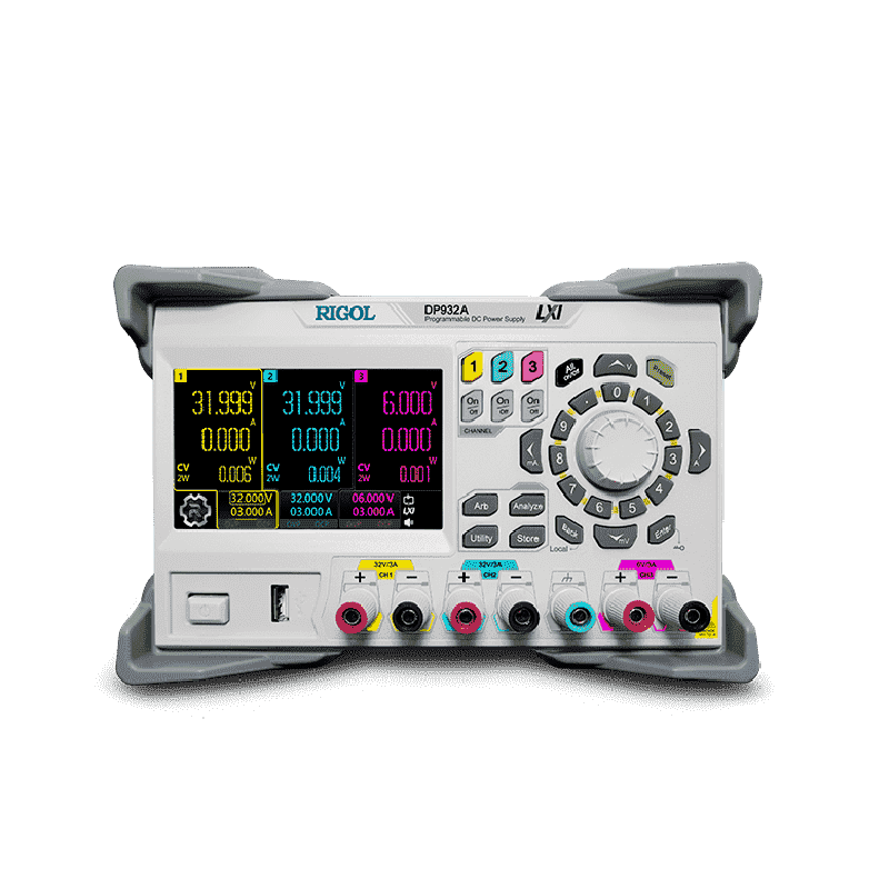 RIGOL DP932E Three-Channel Programmable Linear DC Power Supply: One-Button Series/Parallel Isolation for All Channels