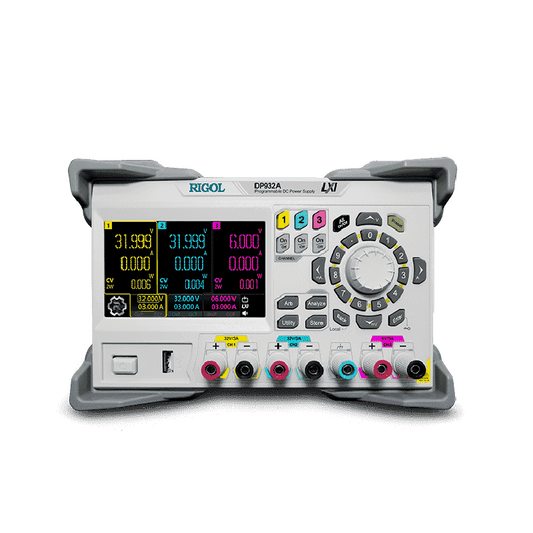 RIGOL DP932E Three-Channel Programmable Linear DC Power Supply: One-Button Series/Parallel Isolation for All Channels