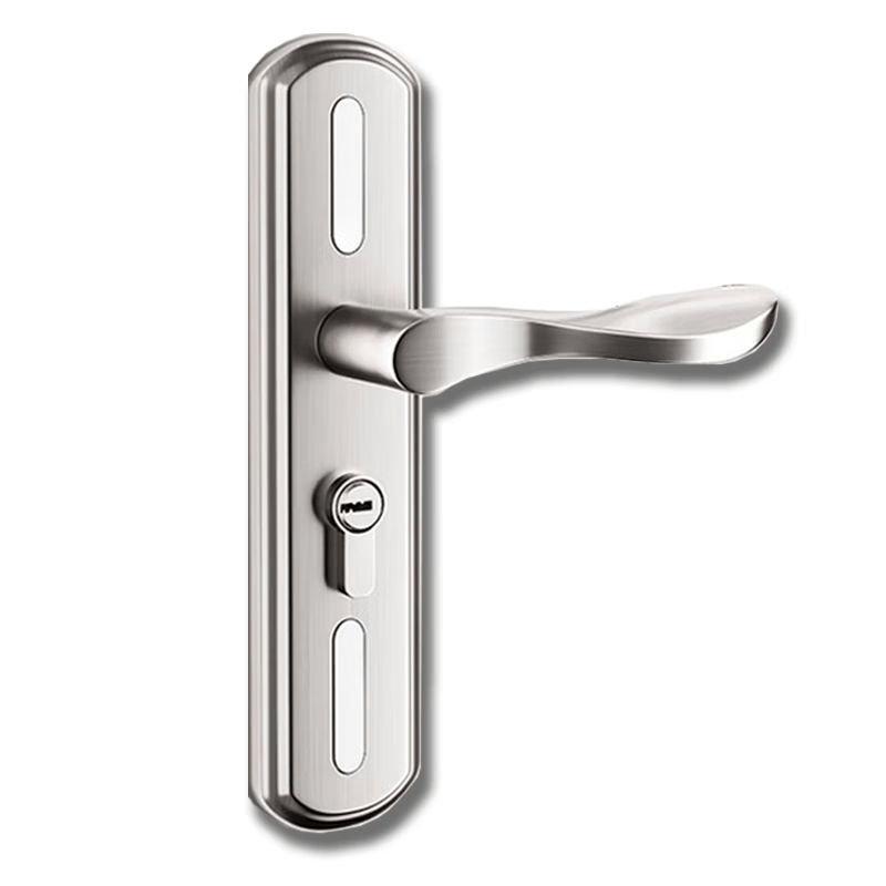 Honggong Door Locks Interior Door Locks Bedroom Stainless Steel Door Handles Wooden Door Locks Adjustable Double-Sided Locks Single Tongue