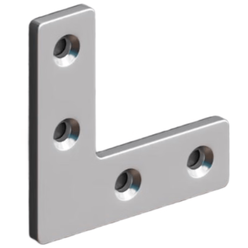 TIMUS stainless steel angle brackets, thickened angle iron, triangular fixing plates, 7-shaped reinforced connecting accessories, 90-degree right-angle fasteners
