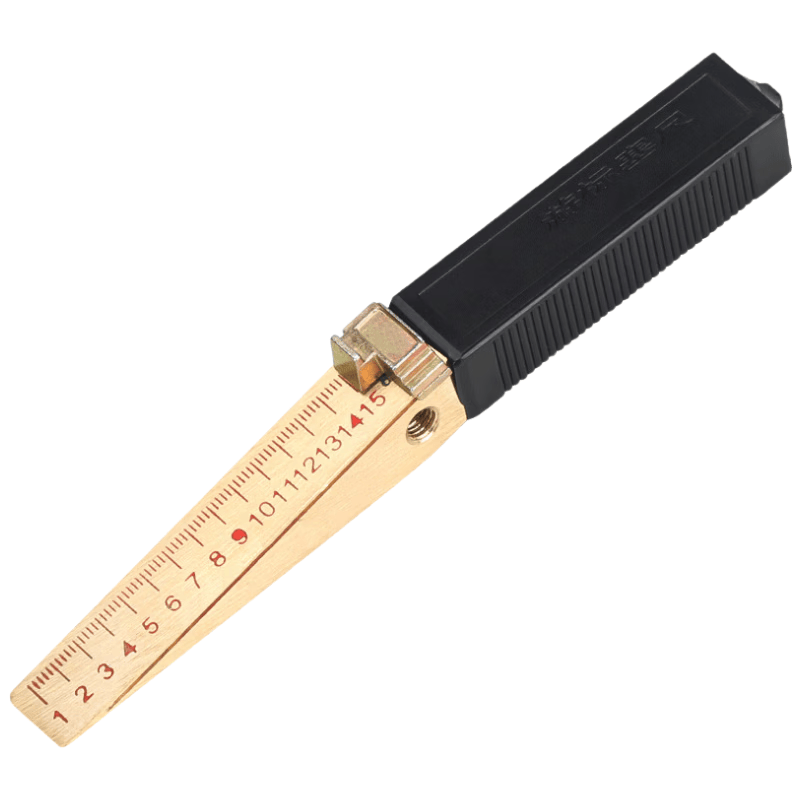 Befute wedge feeler gauge, angled feeler gauge, vernier caliper clearance feeler gauge, feeler gauge for measuring 0-15mm flatness 0.2mm.
