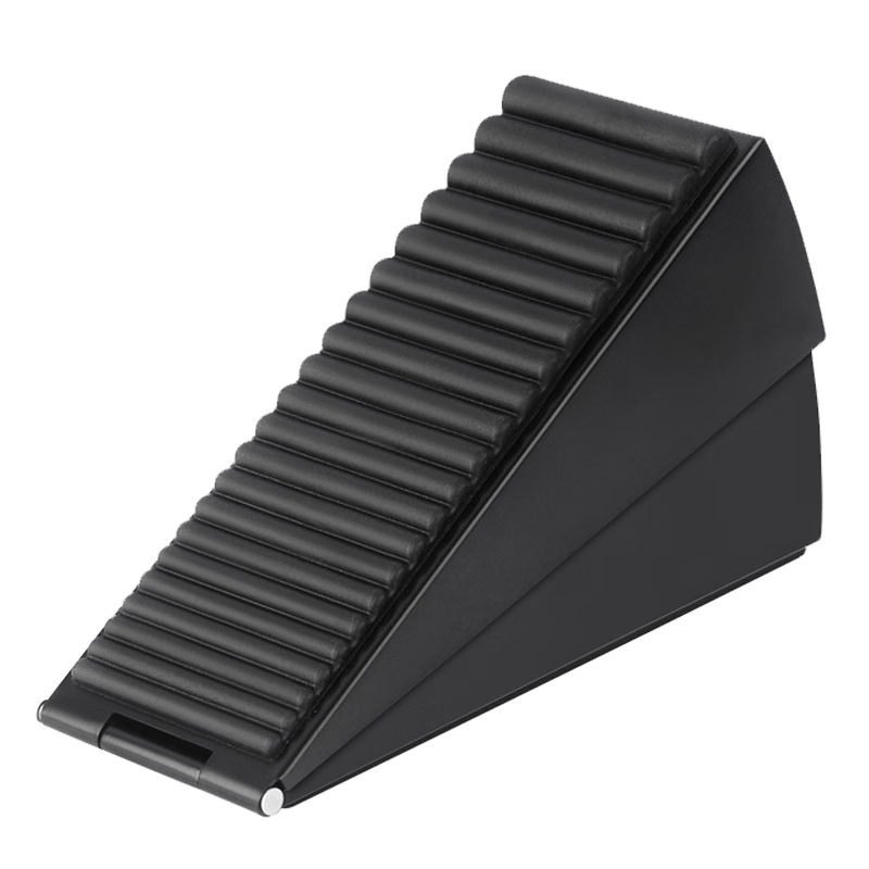 Doorstops, no-drill door stoppers, door plugs, door catchers, door wedges, anti-collision door jammers, windproof upgraded door plugs (black)