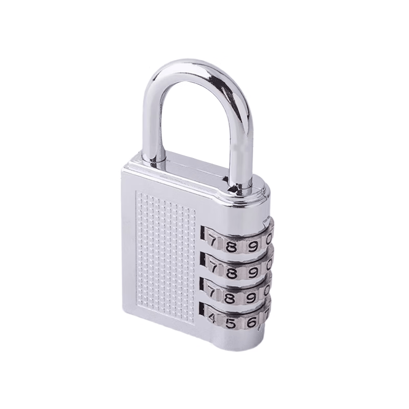 Pangu Precision Cabinet Luggage Locker Combination Lock Metal Padlock, Large Size, Silver