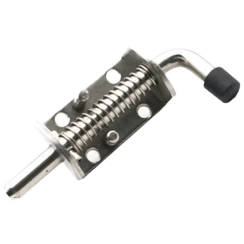Pango Precision Heavy-Duty Iron Spring Equipment Cabinet Door, Cargo/Truck Body Latch, 135mm (12mm Thick Rod), 304 Stainless Steel