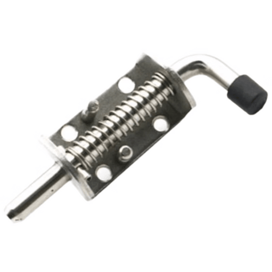 Pango Precision Heavy-Duty Iron Spring Equipment Cabinet Door, Cargo/Truck Body Latch, 135mm (12mm Thick Rod), 304 Stainless Steel
