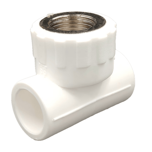 Vigus PPR water pipe fittings, hot melt fittings, internal thread tees, internal thread tees for water pipes, 25 internal thread tees, 5-pack.
