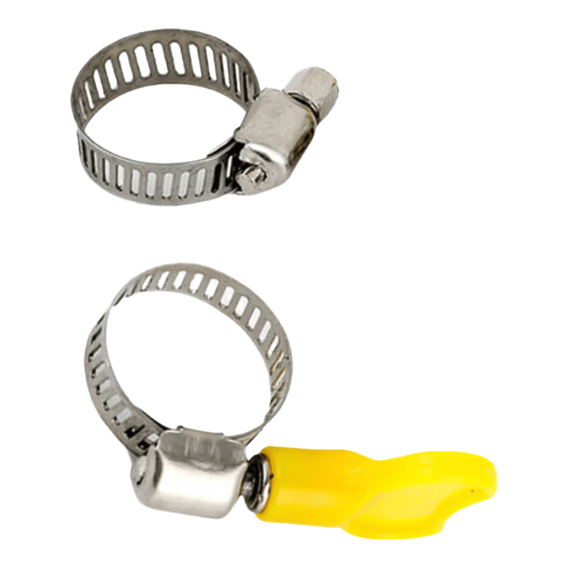Hantiangong stainless steel hose clamps with plastic handles, water pipe/gas pipe fixing connectors, hand-tightening clamps, Xiaomei 16-25