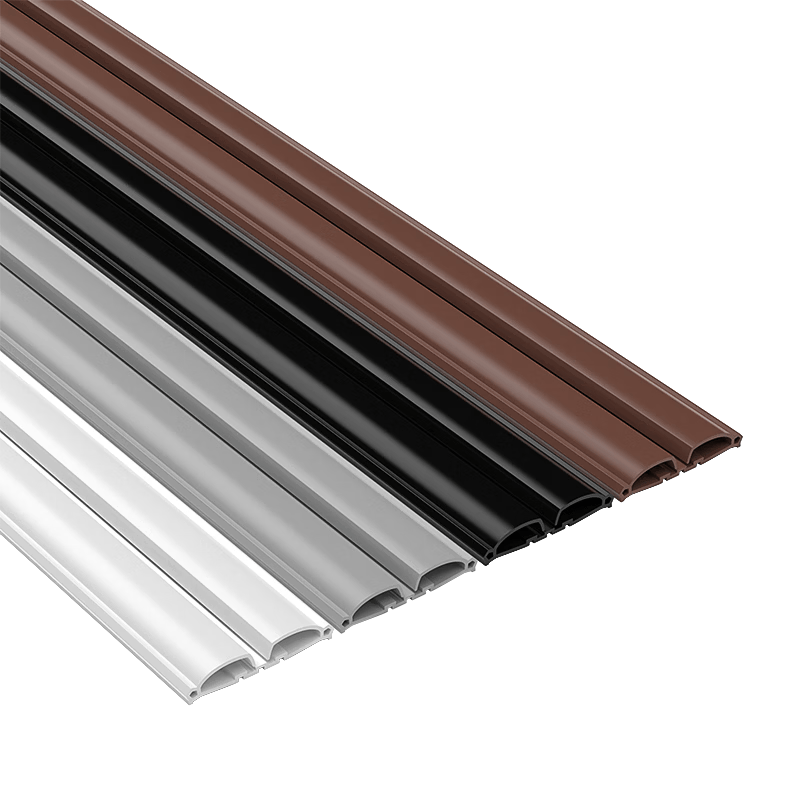 Milage [Patented Model] Door Bottom Sealing Strip, Triple Sound Insulation Strip for Room Doors, Bedroom Door Seam Windproof, Dustproof, Insect-proof, Rodent-proof, Light-blocking Strip, White, 5cm Wide, 1.2m Long [Extra Long Version]