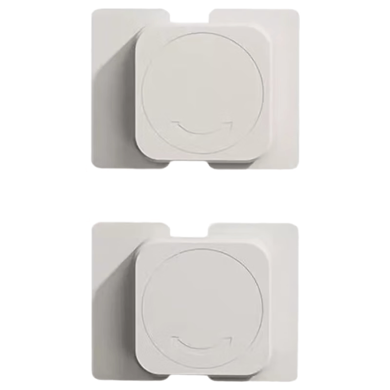 TIMUS child safety lock cabinet door fixing refrigerator lock multi-functional protection no drilling required right angle lock buckle flat angle white 2 pieces