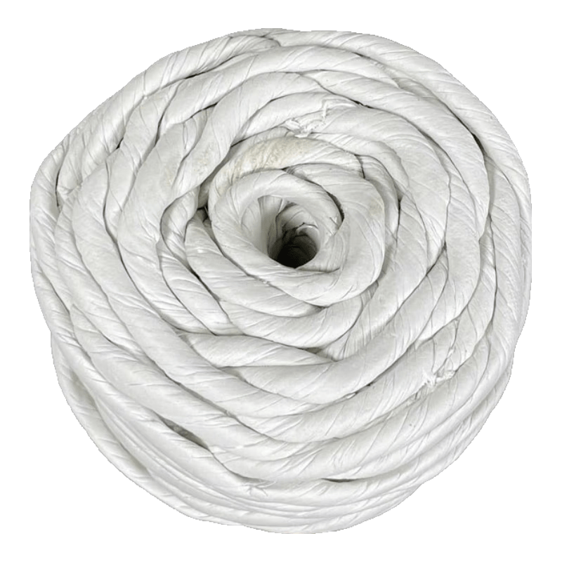 Yonghao Yinghong Dust-Free Asbestos Twisted Rope, Thermal Insulation, High Temperature Resistance, Circular Braided Twisted Rope, Fire-Resistant and Sealing Asbestos Braided Rope [25mm] Approximately 10 kg per roll. Price per roll.