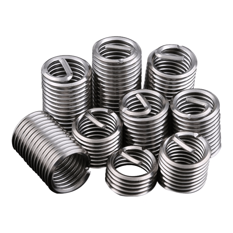 Haisdic [Beijing Warehouse Delivery] 304 Stainless Steel Thread Insert, Thread Protection Insert, Screw Insert, Wire Insert, M6*1*1.5D (100 pieces) HK-688