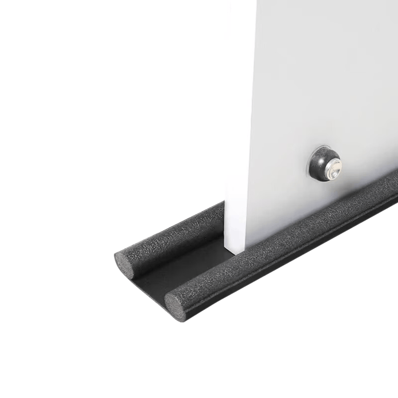 Du'ao door bottom and gap sealing strip, glass door gap leak prevention and soundproofing windproof strip (two-pack)
