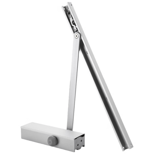 Fully automatic hydraulic buffer door closer, slide rail type four-way automatic door closer, suitable for KFC doors.