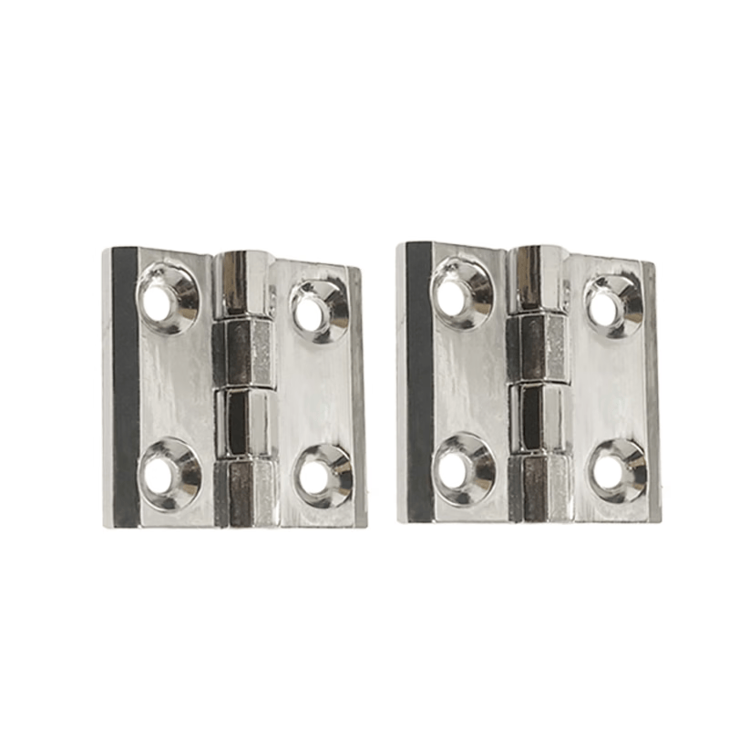 Pango Precision Heavy-Duty Hinges for Distribution Cabinets and Electrical Boxes, Industrial Hinges CL236-2 Countersunk Bright Chrome Standard Model [2 Pieces]