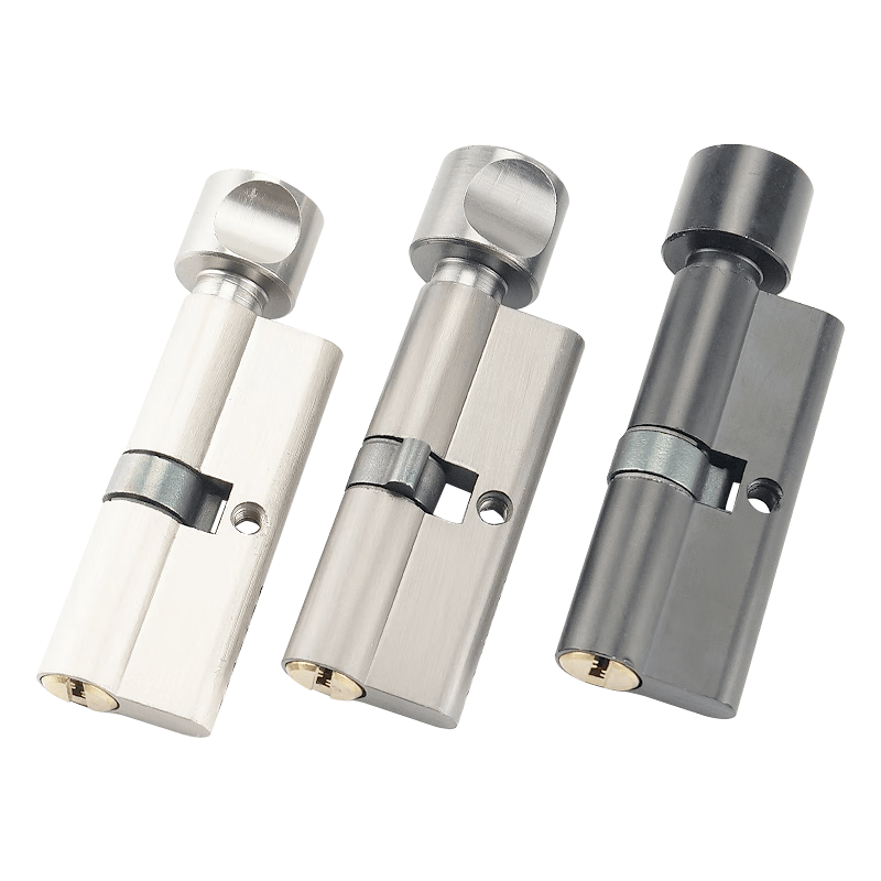 Haisik [Beijing Warehouse Delivery] Interior Door Lock Cylinder, Bedroom Door Lock Cylinder, Wooden Door Handle Lock Cylinder, Brass Key, Silver HKsq-164