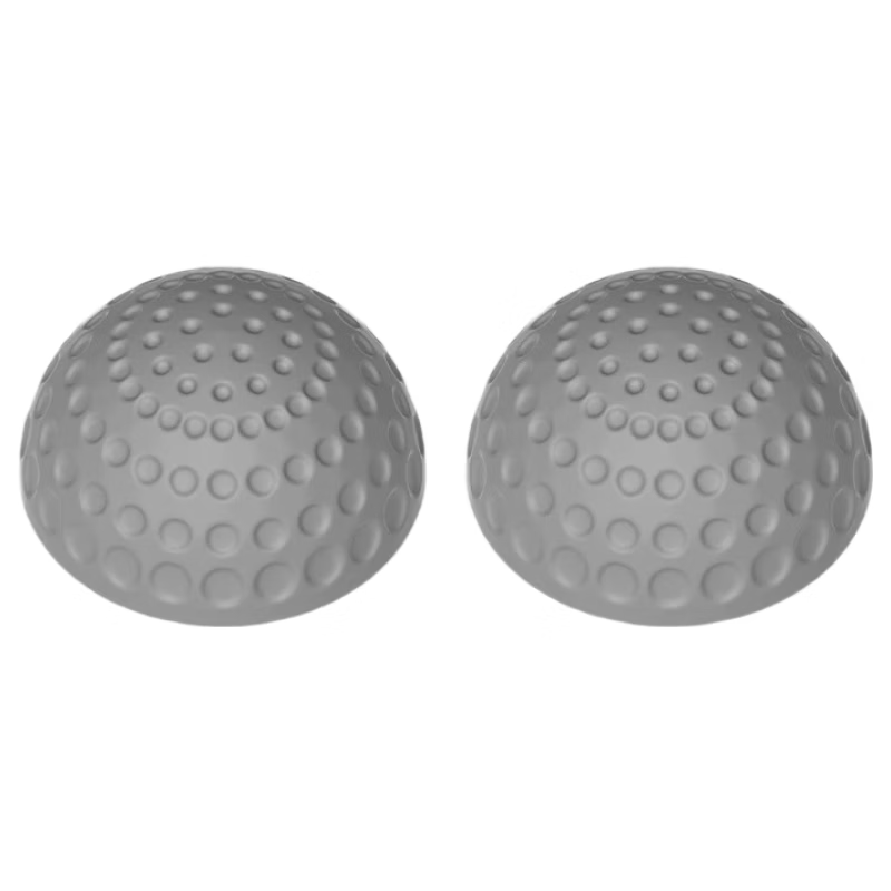 TIMMS door handle anti-collision sticker, rear anti-collision pad, silicone pad, barrier strip, anti-collision door stopper, anti-collision pad - gray - 2 pieces