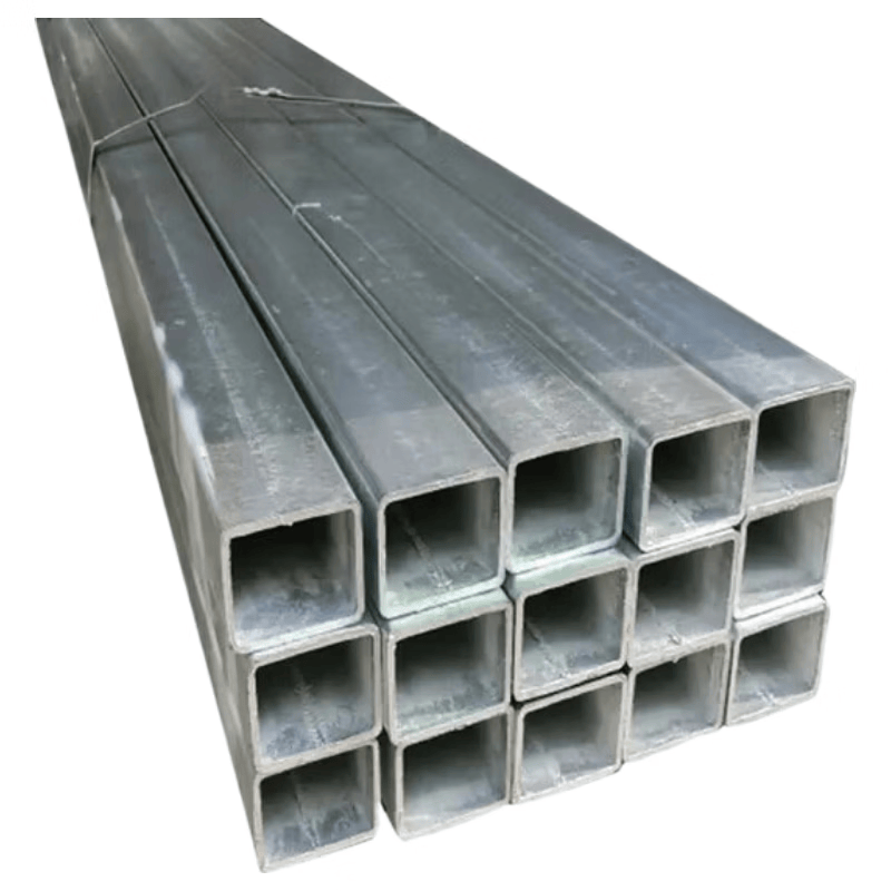 Steel Precast Products Hot-dip galvanized square tube, rust-proof galvanized rectangular tube, square tubing, welded steel pipe 50*50*2.5, price per meter