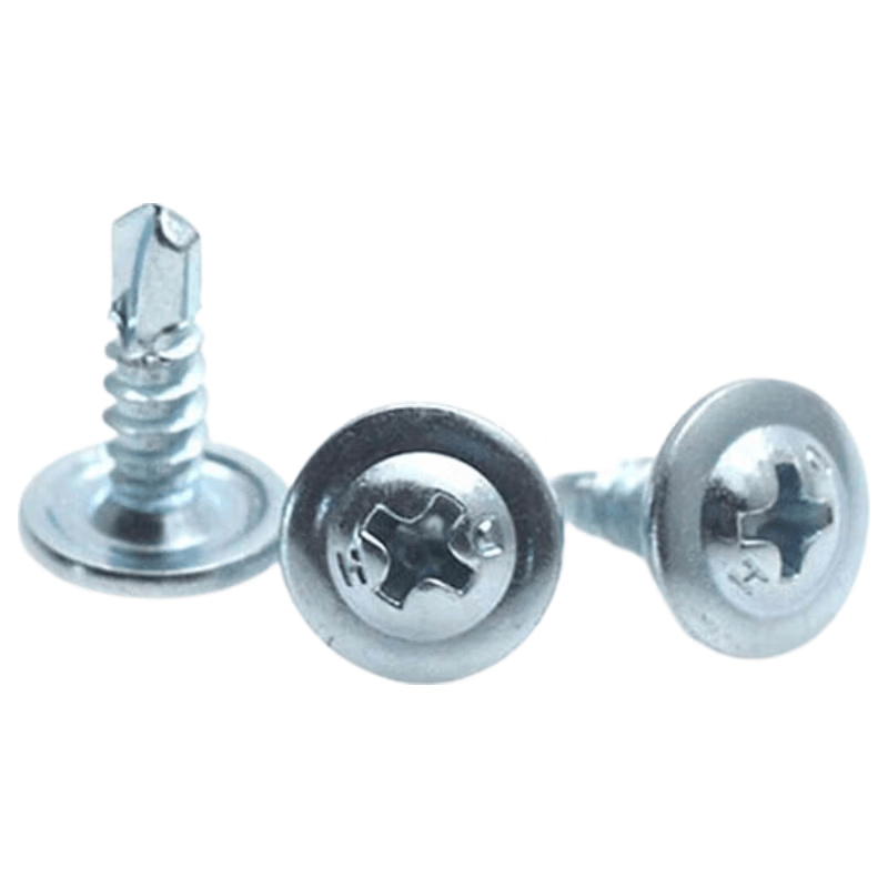 Yongli Shang M4.2 galvanized large flat head Phillips self-drilling self-tapping screw, countersunk dovetail, 4.2*25 (4 catties)