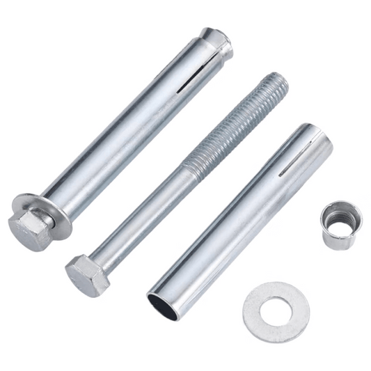 Steel Precast Expansion Bolts 8*60 Metal Expansion Bolts (20-pack, external hexagonal internal expansion screws/bolts, built-in expansion bolt fixing accessories)