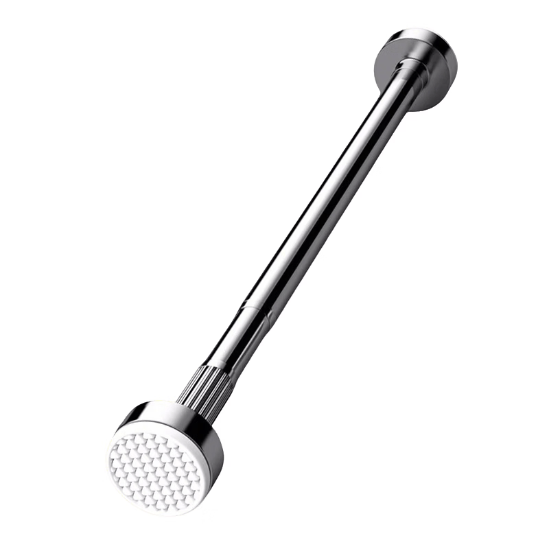 Carnegie No-Drill Wardrobe Rod, Clothes Hanger Rod, Cabinet Telescopic Rod, Trouser Rack Support Frame, Stainless Steel, 1 Piece, 50-80cm
