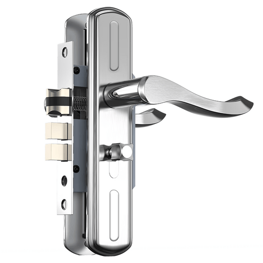 Huangchi Bedroom Door Lock, Universal Set, No Need to Modify Hole, Wooden Door Lock, Interior Door Lock KTS04-125D