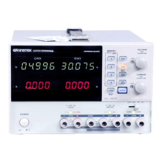 GWINSTEK GPD-3303S Three-Channel Programmable High-Precision DC Power Supply 30V/3A*2 Resolution 1mV/1mA