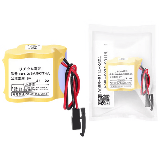 Eastern Industrial Products is compatible with FANUC BR-2/3AGCT4A 6V lithium batteries for machining centers, CNC machine tools, PLC machine tools, and other applications.