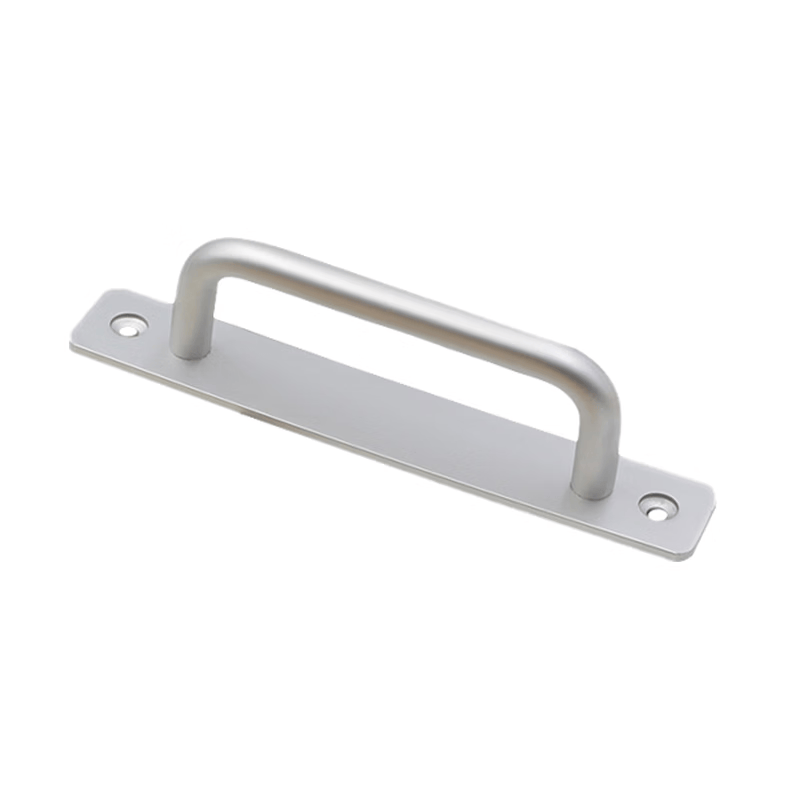 Anseri aluminum alloy door handles, 2-pack for glass sliding doors, balconies, drawers, and windows, surface-mounted handles, silver, 128mm hole spacing, 5D00046