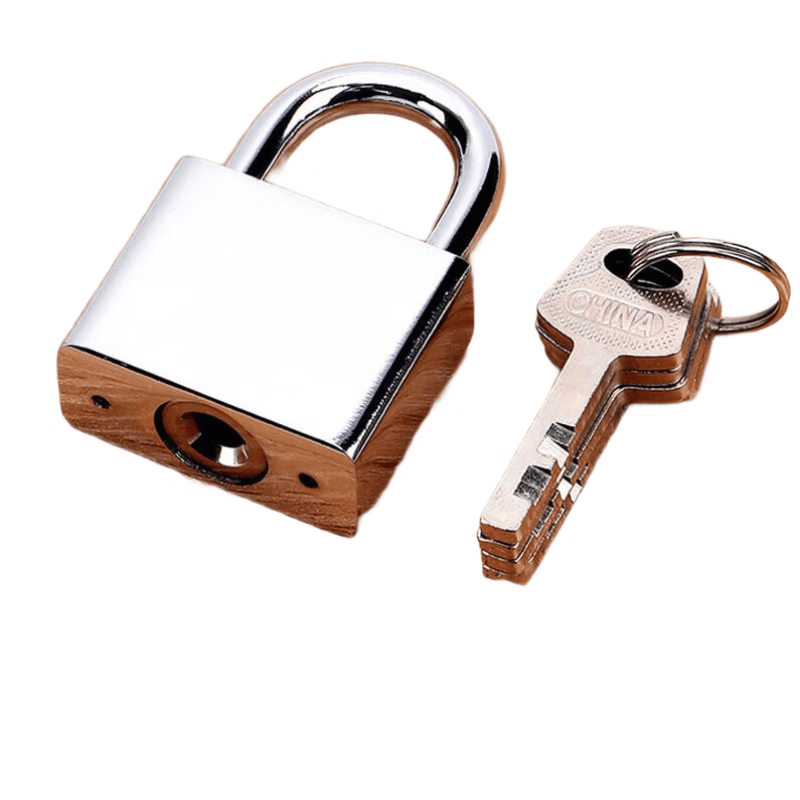 Chuke padlock, anti-theft lock, door lock, household small lock, dormitory lock, 40 key opening mechanism, 4 keys.