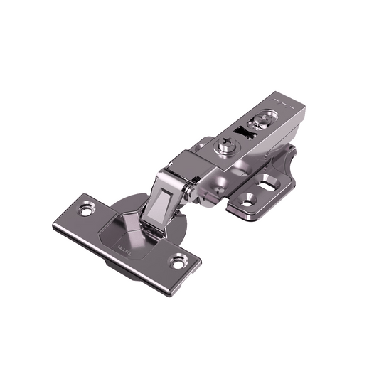 TUTTI cabinet door two-stage force small angle buffer hinge cabinet door hinge, kitchen cabinet and wardrobe hinge fixed installation medium bend (half cover) two packs