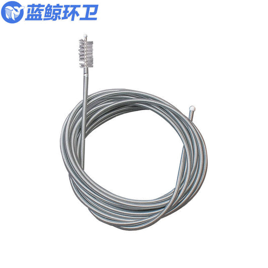 Blue Whale Sanitation Air Conditioner Drain Pipe Unclogging Tool, Drain Hole Pipe Leak Unclogging Artifact LJHW-WWY [3-meter Water Pipe Brush/Double Head]/Piece