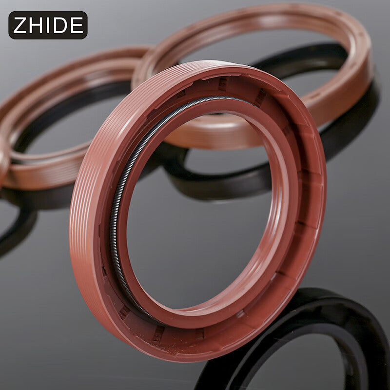 ZHIDE TC type fluororubber skeleton oil seal double lip shaft seal sealing ring, high temperature resistant TG4, 20*38*8 pieces, in stock.