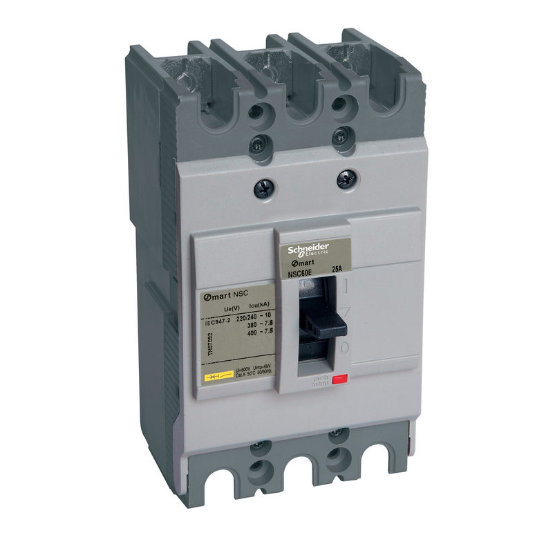 Schneider Electric NSC100S Molded Case Circuit Breaker 18kA 80A 3P3T