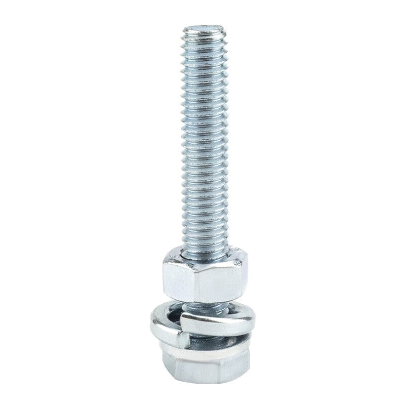 Juwei 8.8 grade blue-white zinc external hex bolt set M16*120 (5 sets) JG1087-87