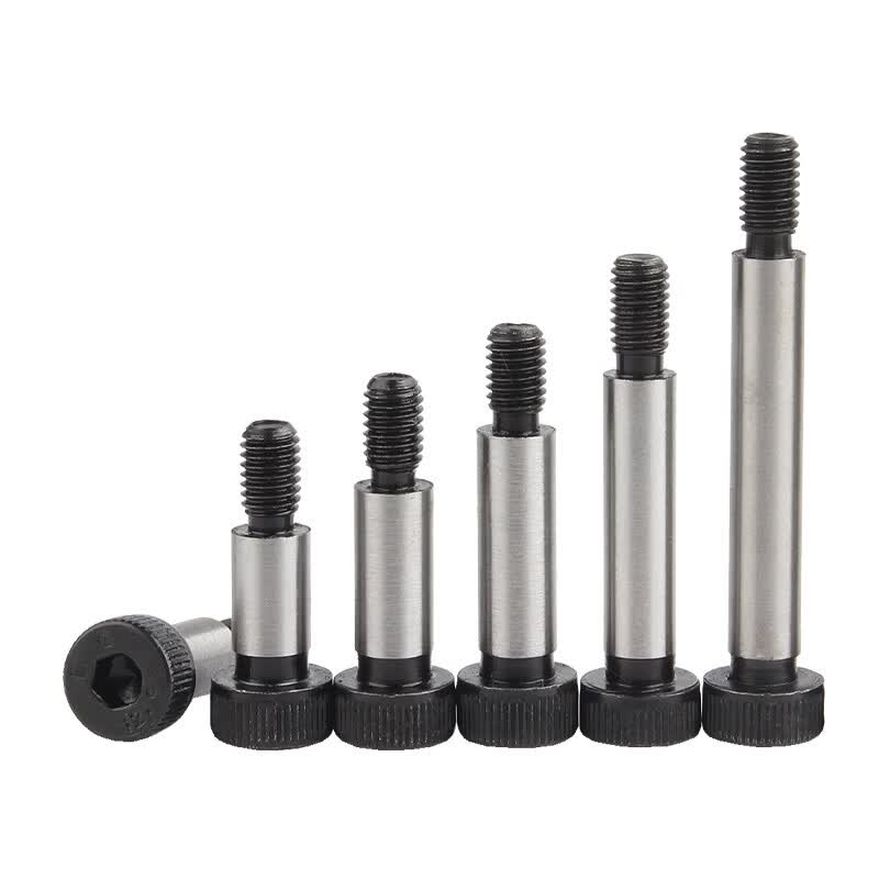 Bocai Socket Head Screws with Shoulder, Grade 12.9 Alloy Steel, 6xM5x25 (20 pieces/pack) (Hexagonal head cap screws with shoulder, height limit, stepped bolts)