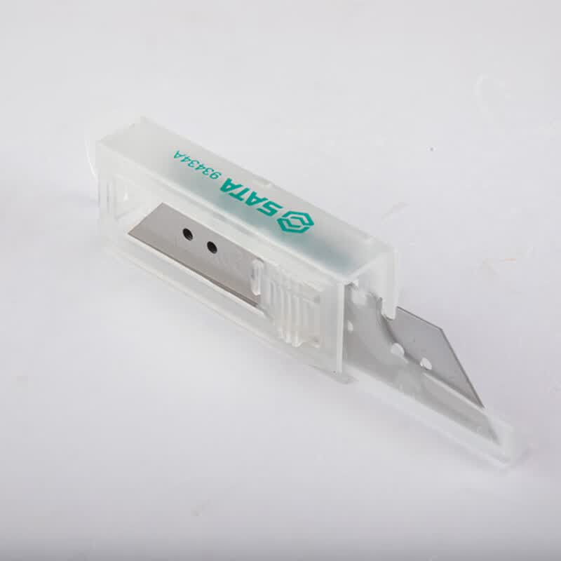 SATA 10-piece utility knife set with trapezoidal blades, 60mm; 93434A