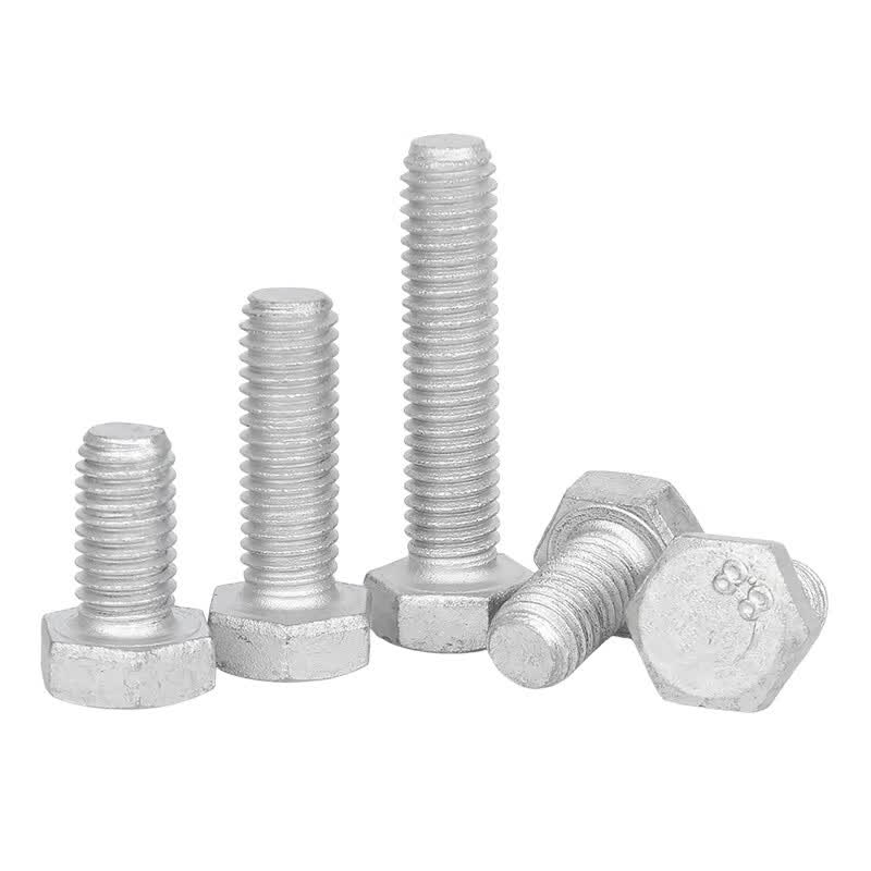 Bocai Hex Head Bolts, Grade 8.8 Dacromet External Hex Screws, High Strength Extended Hex Bolts M16x140 [5 pieces/pack]