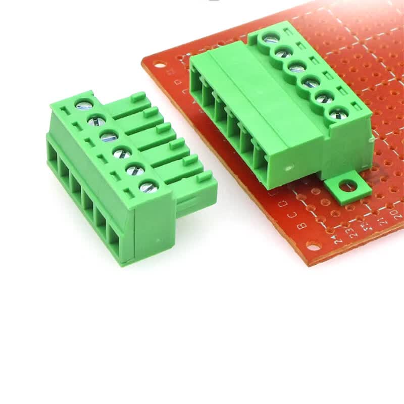 Welink # Pin holder + hole holder 3.81MM butt joint 6P solderless one set