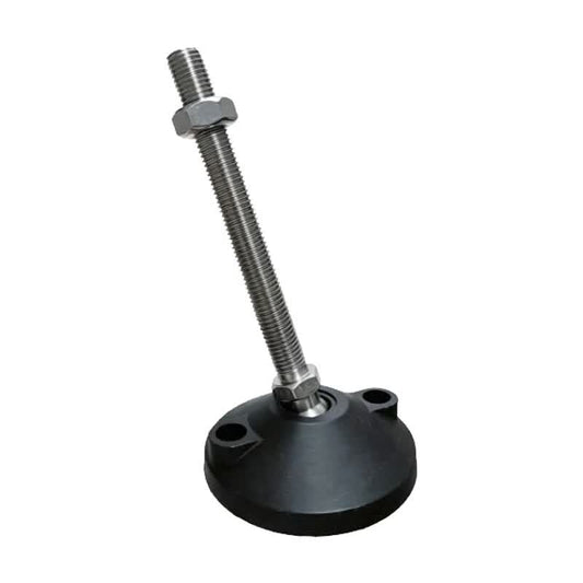 Rhinoceros Point Foot Pads, 304 Stainless Steel Nylon Universal Straps, Double Hole, D80*M12*100