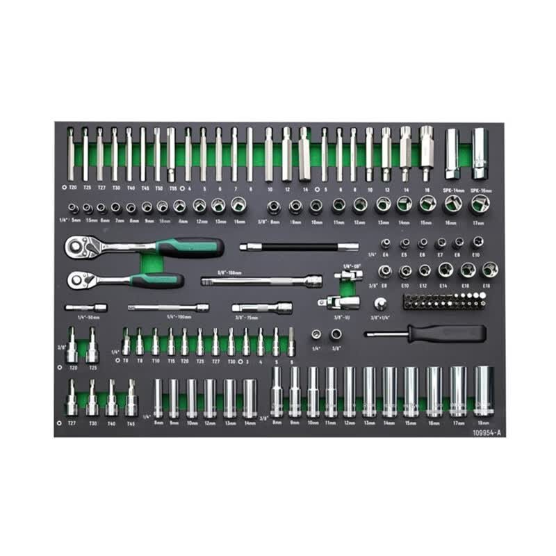 SATA 376-piece comprehensive automotive maintenance tool kit (including a 7-drawer tool cart); 109931 (Automotive Maintenance)