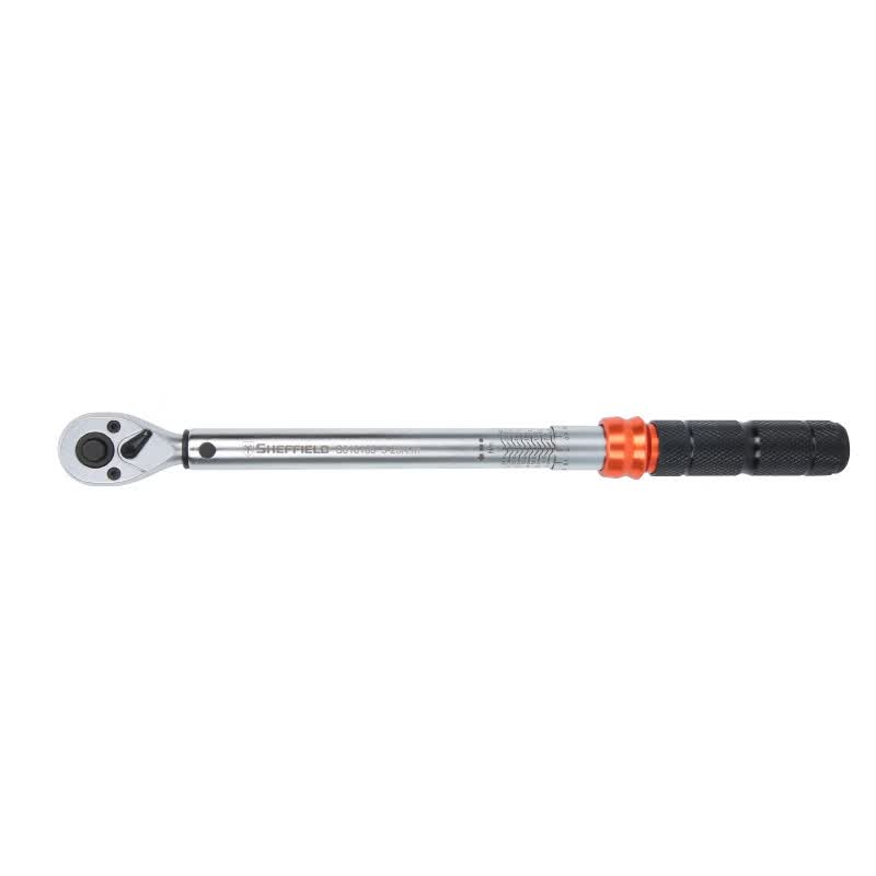 SHEFFIELD Heavy Duty Metal Handle Torque Wrench 3/8" Series 20-100 N.m S016168
