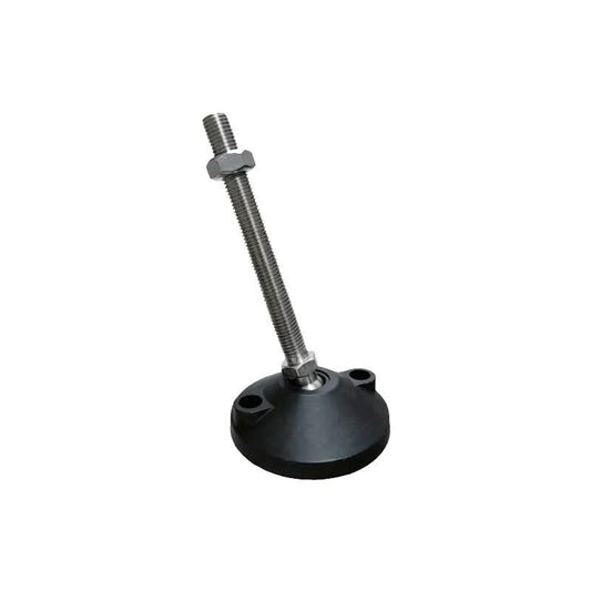 Rhinoceros Point Foot Pads, 304 Stainless Steel Nylon Universal Straps, Double Hole, D100*M16*80